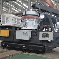 Station de concassage à mâchoires mobile 120~650T/h, taille d'alimentation ≤760mm, concasseur de minerai mobile pour l'exploitation minière, la pierrierie sur site et la production d'agrégats