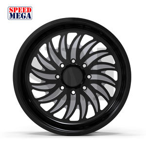 Jantes en alliage forgées sur mesure noires 20 22 24 26 28 pouces 9-16J PCD 6×135 8×170 CB 87.1 pour Ford f-150 f-250 f-350 - Product Image 2