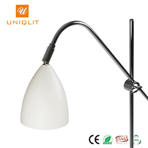 Français Vintage D'intérieur de Décor D'hôtel Fer Blanc <span class=keywords><strong>Lampadaire</strong></span> Avec <span class=keywords><strong>Liseuse</strong></span> - Product Image 3