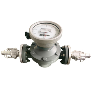 ジンジエ石油ディーゼル燃料流量計工業用水流量計オーバルギア流量計鋳鋼OEM DN50フランジ接続 - Product Image 1