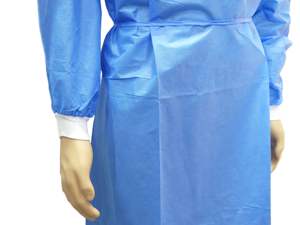 Vente en gros jetable blouse chirurgicale étanche sms non tissée blouses chirurgicales de protection hospitalières - Product Image 3