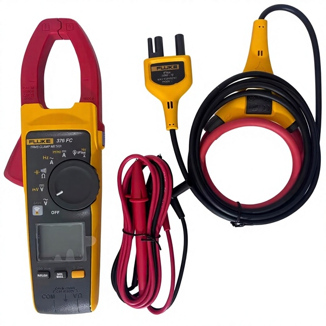 OTMS Fluke 376 FC True RMS AC/DC Clamp Meter 1000A iFlex for Industrial Maintenance