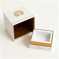 Boîte cadeau rigide gaufrée de luxe pour collections de parfums haut de gamme