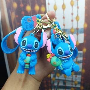 Llavero de Stitch a Precio Económico, Colgante de Silicona con Figura de Stitch, Llavero de PVC con Figura de Anime para Regalo Infantil - Product Image 1