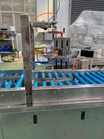 Machine semi-automatique de scellage de boîtes et de cartons en mousse, 8-15 boîtes/min, pour l'emballage alimentaire, des boissons et des machines