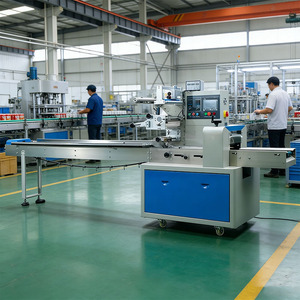 Confezionatrice Orizzontale a Cuscino con Sistema Servo per Confezionamento di Precisione di Caramelle/Bonbon, Salviette Umidificate/Fazzoletti - Controllata da PLC - Product Image 4