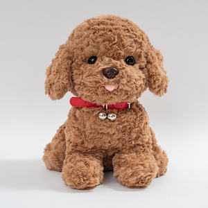 Peluche a Forma di Cane Teddy con Campanello, Morbido Animale di Pezza, Regalo di Natale per Bambini, Regalo di San Valentino - Product Image 3