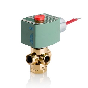 Oferta Especial: Válvulas Solenoides de Acción Directa de 3 Vías 320 con Cuerpo de Latón y Acero Inoxidable, Tamaño de Tubería de 1/8" y 1/4" en Stock - Product Image 2
