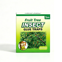 Ruban adhésif anti-insectes non toxique pour arbres fruitiers, contrôle des ravageurs dans les vergers et jardins, 5M, barrière anti-insectes écologique pour arbres