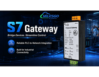 Milesgo PFN1001-ARM, Convertidor de Gateway S7 para comunicación de PLC Siemens S7 a Modbus TCP/IP, OPC UA y sistemas de IoT industrial