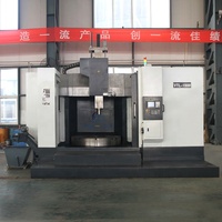 Tour vertical CNC robuste VTL1900, diamètre de tournage maximal de 1900 mm pour l'usinage de grands disques à bride et de cylindres