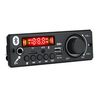 5.0 2*3W 6W Amplifier Pemutar Audio DIY MP3 Modul Radio FM Mobil dengan TF USB Mic Rekam Digital 5V Pemutar Musik
