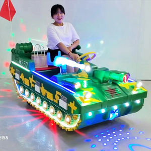 Einkaufs zentrum Vergnügung spark Kinder im Freien Fahrten Tanks pielzeug Autos elektrische batterie betriebene leuchtende Licht Autoscooter für Erwachsene - Product Image 1