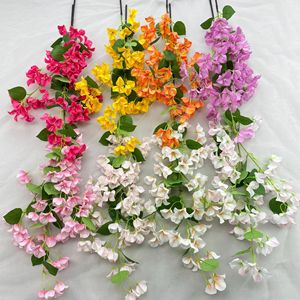 Longues branches de fleurs artificielles en soie Bougainvillea imprimées en 3D pour décorations de mariage, accessoires d'allée et arrangements floraux - Product Image 4