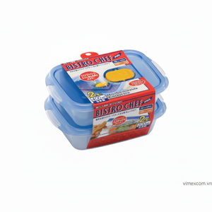 Contenitore per alimenti quadrato piccolo Chef bistrot 2P 400 - Product Image 1