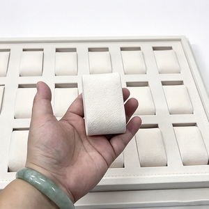 Caja/Bandeja Verde de Alta Gama para 18 Relojes con Almacenamiento Superior, Bandeja Organizadora de Relojes de Terciopelo con Múltiples Compartimentos para Joyería - Product Image 3