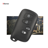 Clé intelligente universelle Xhorse XM38 XSTO03EN à 4 boutons pour voiture, télécommande de remplacement avec entrée sans clé pour