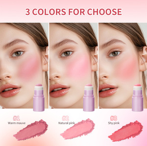 Lakerain Soft Face Blush Powder Contouring <span class=keywords><strong>Teint</strong></span> Improving Blush Makeup Powder Sponge Head Contour and Blush Stick - Product Image 6