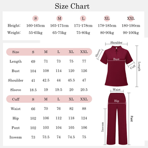 Blouse médicale unisexe en tissu polyester Dobby pour infirmières et médecins – Ensemble d'uniformes chirurgicaux pour hôpitaux - Product Image 6