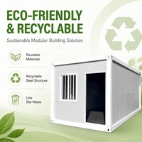 Maison préfabriquée moderne standard modulaire en kit portable de 20 pieds, type conteneur, avec conception détachable