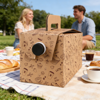 Sacs à café kraft refermables de qualité alimentaire avec valve, poignée en éponge et fermeture magnétique pour le stockage de grains de café avec logo personnalisé, vente au détail