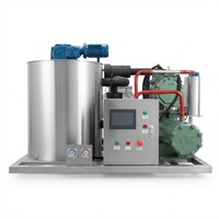 Machine à glace en flocons d'eau de mer Haiyue 5 tonnes, fabriquée en Chine, en acier inoxydable 304L/316L, certifiée CE, pour eau salée, machine à glace marine