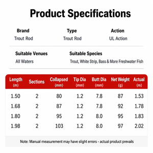 Canne à pêche à la truite de haute qualité <span class=keywords><strong>UL</strong></span>, pointe solide et sensible, guide en céramique, poignée en bois, vente en gros AEROKUN - Product Image 2