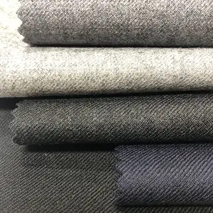 flannel wool suit fabrics in regular ready stock for 100% merino worsted wool men's suit fabrics in China factory