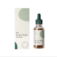 Scatola Ecologica per Flacone Contagocce da 30ml, Confezione Personalizzata OEM di Alta Qualità per Siero e Olio Essenziale
