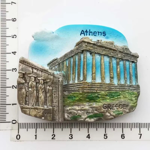 Imanes de Resina Personalizados para Refrigerador, Recuerdos Turísticos Griegos, Pegatinas Magnéticas 3D de Grecia Espartana - Product Image 4