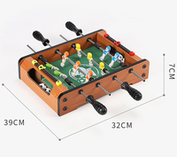 Vente d'usine - Table de baby-foot classique mini en MDF E1 avec 4 barres pour enfants, sport d'intérieur, conforme EN71/ASTM