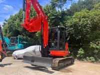 Livraison gratuite pelle EPA 3.5 tonnes moteur Kubota pelle sur chenilles ferme utilisée mini pelle 1 tonne machine à vendre