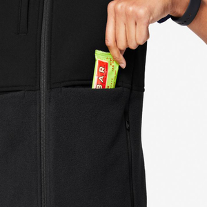Black Sleeveless Multi Functional Pockets Fleece <strong>Vest</strong> for <strong>Nurses</strong> Custom Cheap <strong>Nurse</strong> <strong>Vest</strong> - Product Image 6