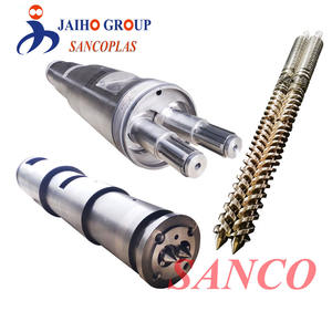 Hélice Cónica Doble CM65/132 y Cilindro para Máquina Extrusora - Product Image 3