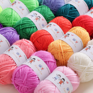 Filato Acrilico all'Ingrosso Direttamente dalla Fabbrica, 20 Colori, Morbido Filato per Lavorazione a Maglia e Uncinetto per Maglioni, Sciarpe, Cappelli Fai-da-Te - Product Image 1