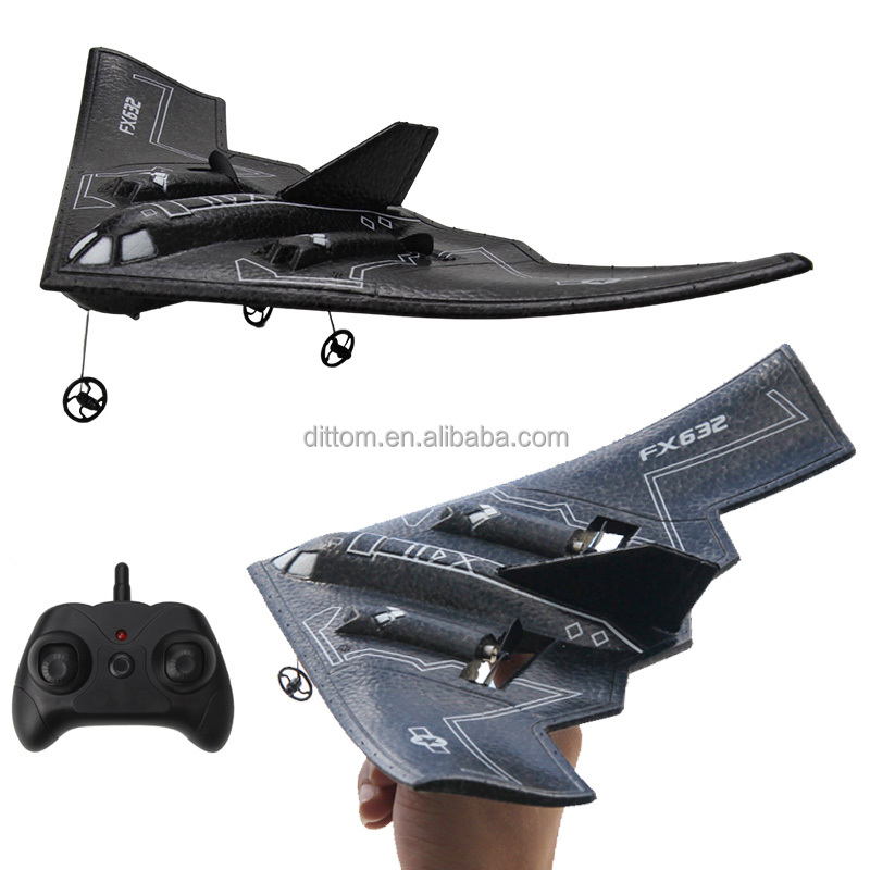 Smart Flying B2 Spirit Stealth Bomber Glider FX632 2.4G 2CH Rc Aircraft Toys