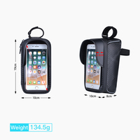 Accessoires de vélo imperméables personnalisés, pochette de rangement pour téléphone sur cadre avant de vélo, sac de guidon pour VTT, route et montagne