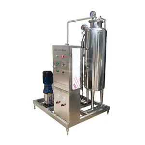 Small Scale Single Tank Carbonated Soft Drink CO2 Gas Mixer Machine