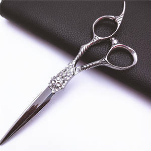 กรรไกรตัดผมแบบปรับแต่งได้ ขนาด 6 นิ้ว กรรไกรซอยผมแบบแบน สแตนเลส สำหรับใช้งานด้านความงาม สำหรับคนถนัดขวา - Product Image 4