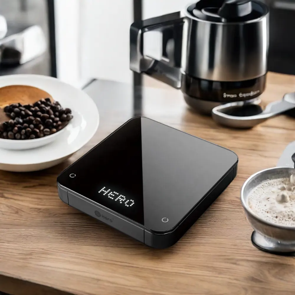 ZeroHero timbangan dapur Digital USB, timbangan kopi kecil dengan Timer