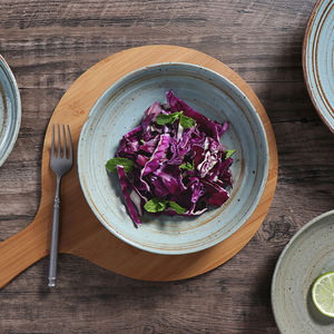 Juego de Vajilla de Porcelana Estilo Vintage Japonés Platos de Cerámica Gres Pocelana Assiette - Product Image 2