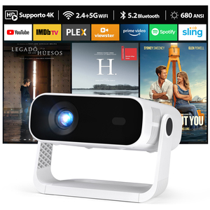 Pantalla <span class=keywords><strong>de</strong></span> Proyección para Exteriores y Proyector, Proyector 4k, Proyector <span class=keywords><strong>de</strong></span> Cine en Casa, Pantalla <span class=keywords><strong>de</strong></span> Proyección, Proyector Láser Android, Proyector <span class=keywords><strong>de</strong></span> Video Portátil - Product Image 2