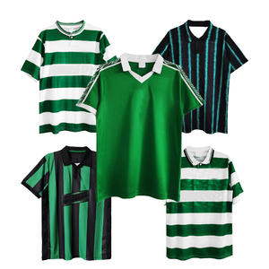 تصميم مجاني لقميص كرة قدم رجالي مخصص بطباعة رقمية للشعار والرقم، زي رياضي كلاسيكي عصري للبالغين - Product Image 1