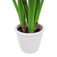 Bunga Hyacinth Palsu Pink Hiper-Realistis dengan Pot Putih Hasil Kerajinan Tangan, Tahan Pecah & Tahan Luntur, Dekorasi Dalam Ruangan Elegan Permanen