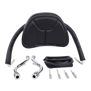 XINMATUO XF29011954-E noir Sissy Bar dossier lot pour Honda <span class=keywords><strong>Gold</strong></span> <span class=keywords><strong>Wing</strong></span> GL1800 <span class=keywords><strong>GL</strong></span> <span class=keywords><strong>1800</strong></span> 2001-2016 - Product Image 5