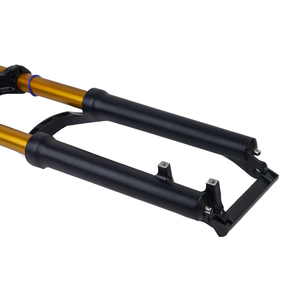 <span class=keywords><strong>Fourche</strong></span> avant de vélo VTT à ressort en acier, déport conique 80/100/120/160 mm, frein à disque, vente en gros usine PUSAI - Product Image 4