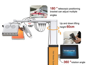 Máquina de Cuidado Capilar 6 en 1 para Salón de Belleza, Escáner de Cuero Cabelludo, Detector de Folículos y Tratamiento para el Crecimiento del Cabello - Product Image 2