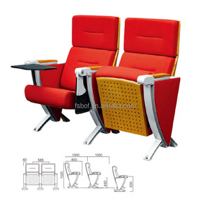 Silla de entrenamiento para sala de conferencias con mesa de escritura, sillas de teatro, silla de cine, asientos de auditorio, muebles modernos - Product Image 2