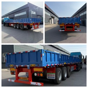 Semirremolque de Plataforma Baja de 3 Ejes a Precio de Fábrica, Remolque de Plataforma Baja para Transporte de Equipo Pesado, para Excavadoras, Bulldozers y Maquinaria - Product Image 3
