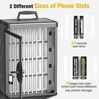 Armoire de rangement pour téléphones portables Glosen à 36 emplacements pour l'école, les enseignants N2636, armoire de rangement pour téléphones pour le campus, l'industrie